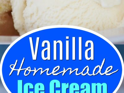 homemade vanilla ice cream