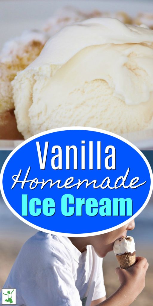 homemade vanilla ice cream