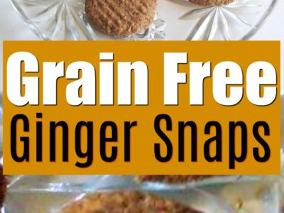 grain free ginger snaps