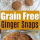 grain free ginger snaps