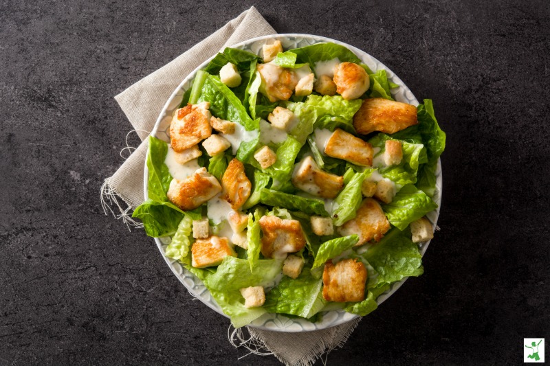 healthy croutons in a bowl