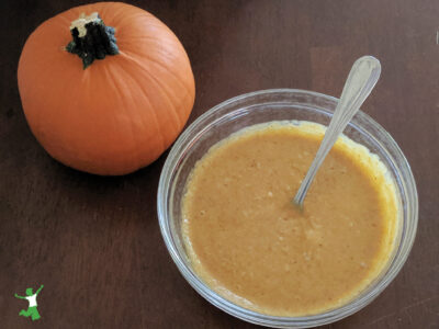 bowl of pumpkin spice oatmeal