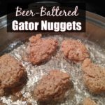 gator nuggets in a pan