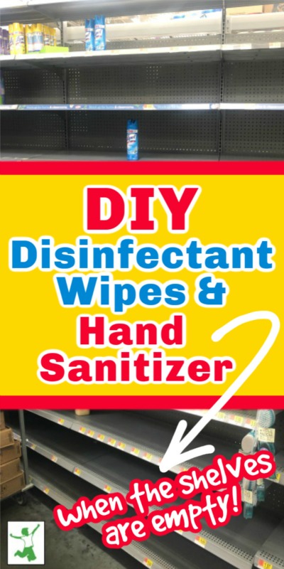 DIY hand sanitizer and wipes