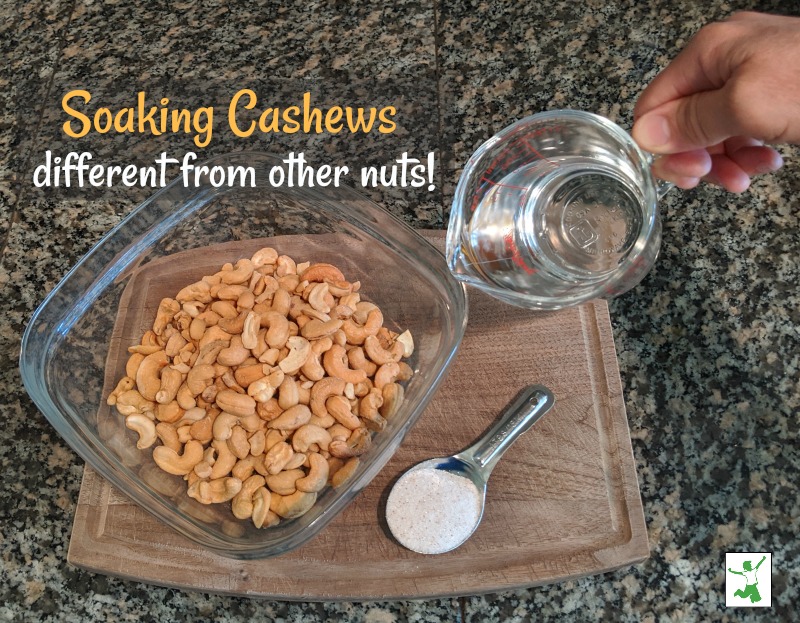 soaked cashews