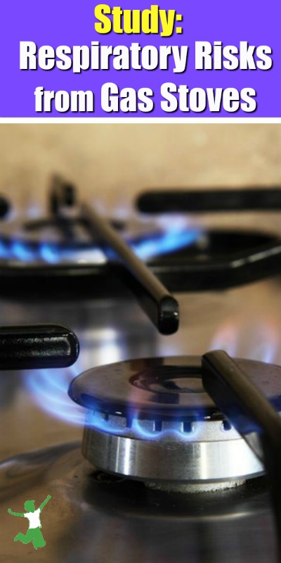 lit burner on gas stove
