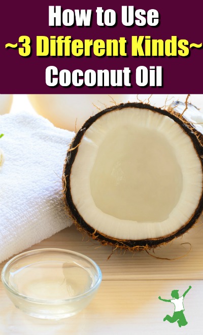 half coconut and bowl of coconut oil next to a white towel