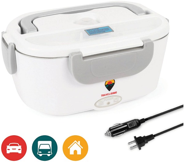 white electric lunchbox with cord