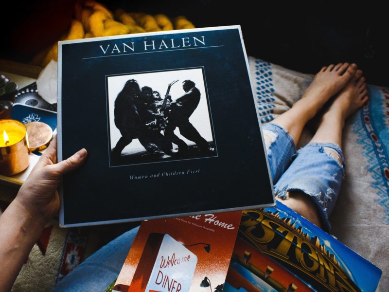 van halen vinyl album cover