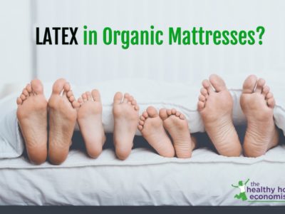 family in a mattress with latex