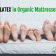 family in a mattress with latex