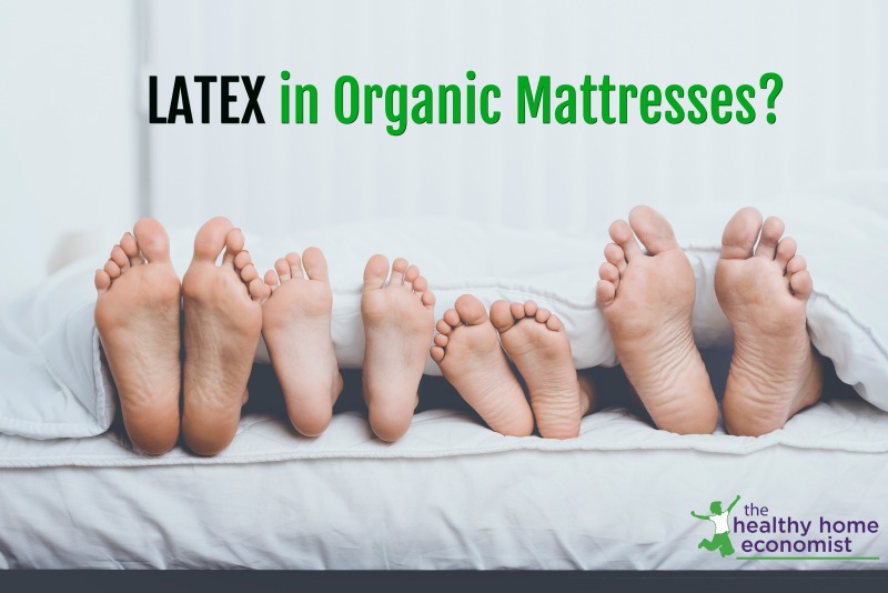 family in a mattress with latex