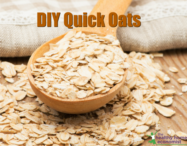 DIY Quick Oats (fresher, healthier oatmeal) Healthy Home Economist