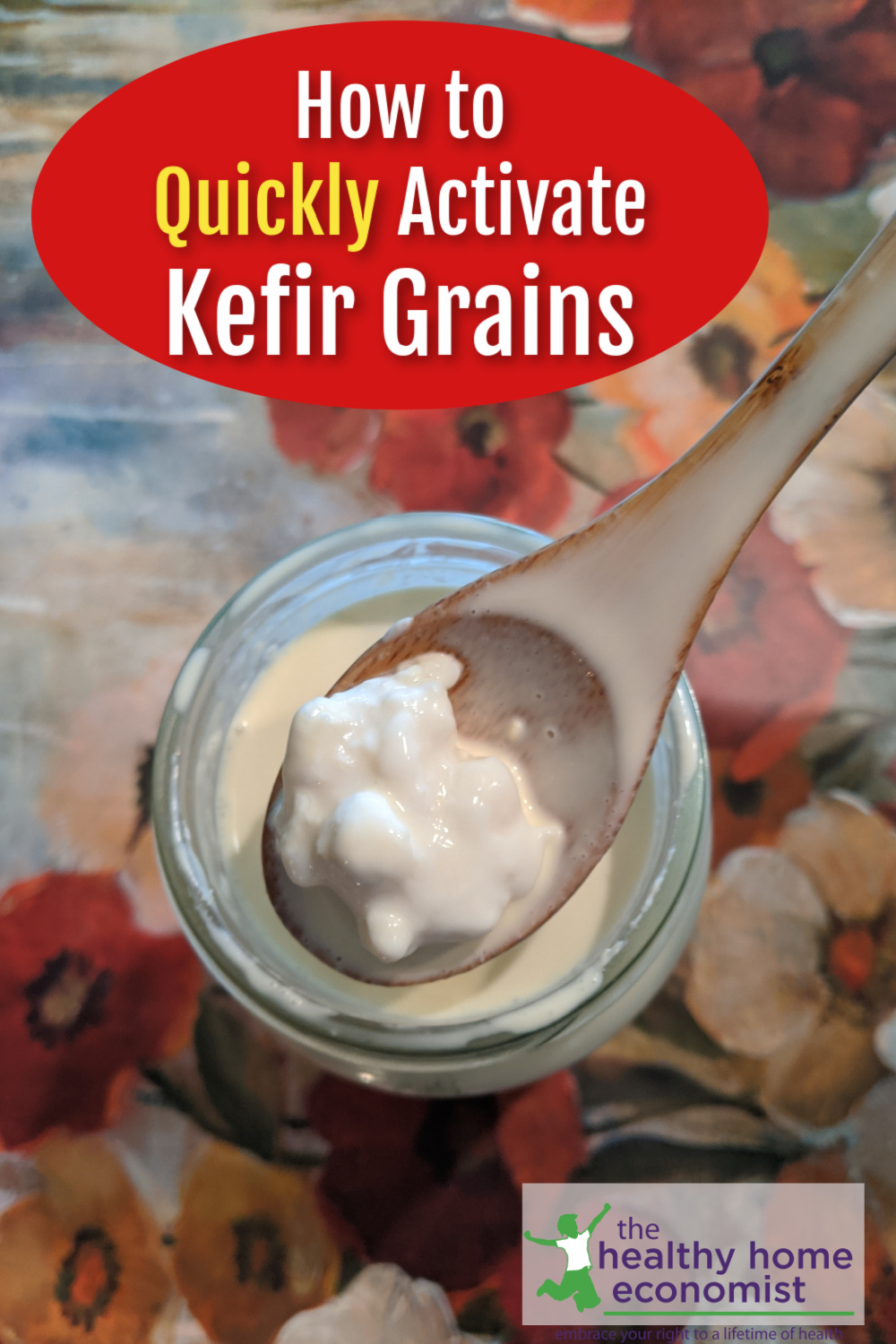 The Fastest Way to Activate Kefir Grains | Healthy Home Economist