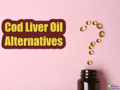 cod liver oil capsules in a brown bottle