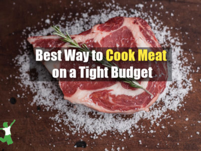 ribeye steak on a grill with sea salt