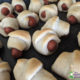 healthy pigs in a blanket baking in the oven