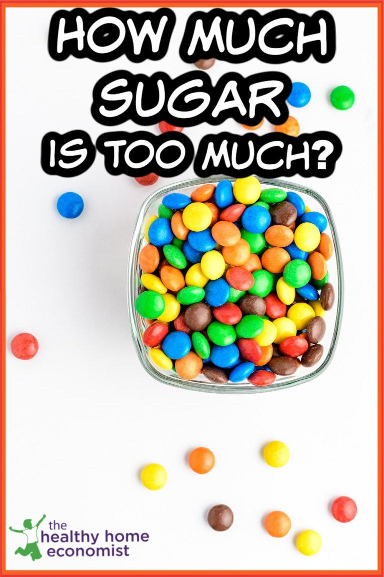 How Much Sugar a Day is Too Much? Healthy Home Economist