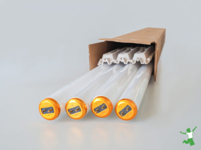 package of toxic fluorescent track lights