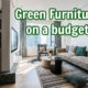 organic green affordable living room furniture