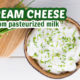 diy cream cheese made from store milk