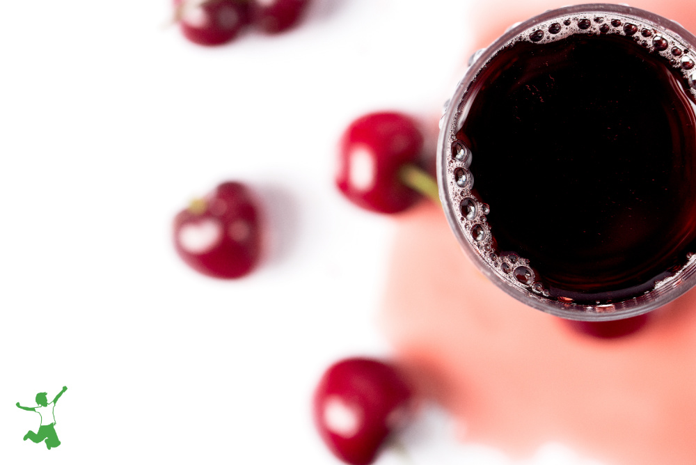glass of tart cherry juice full of antioxidant health benefits