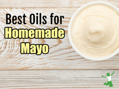 diy mayonnaise made with healthy oil in white bowl