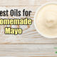 diy mayonnaise made with healthy oil in white bowl