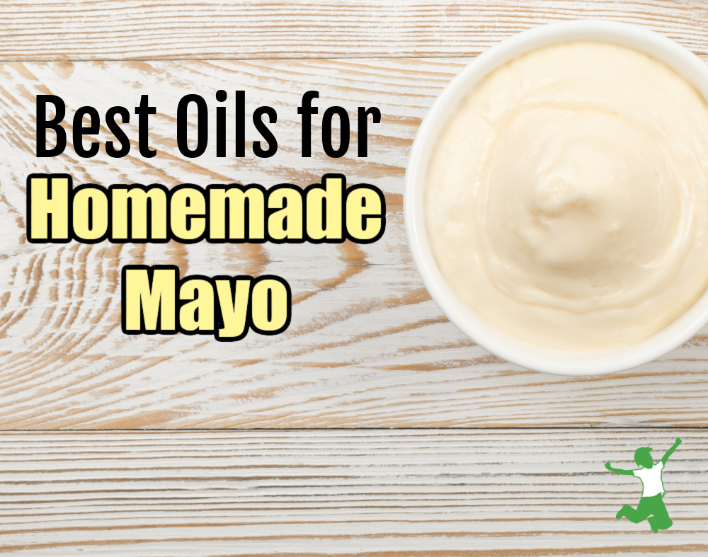 mayonnaise made with best healthy fat in white bowl with wooden background