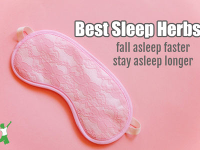 pink sleep mask to use with herbs for great sleep