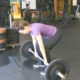 menopausal woman first day of deadlifting