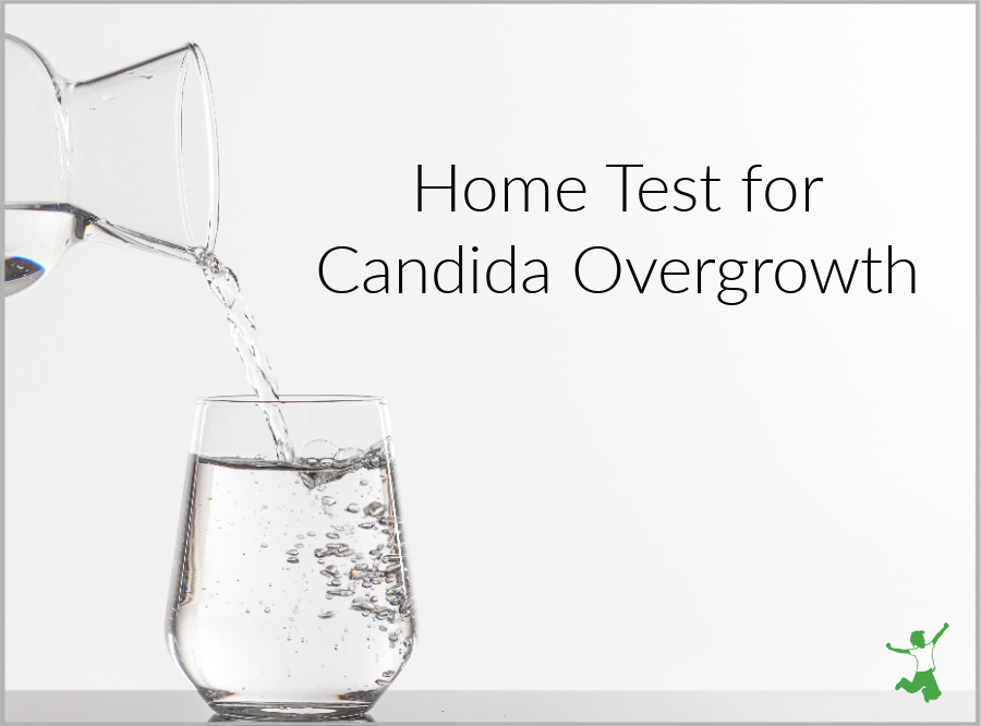 glass of water for candida saliva test