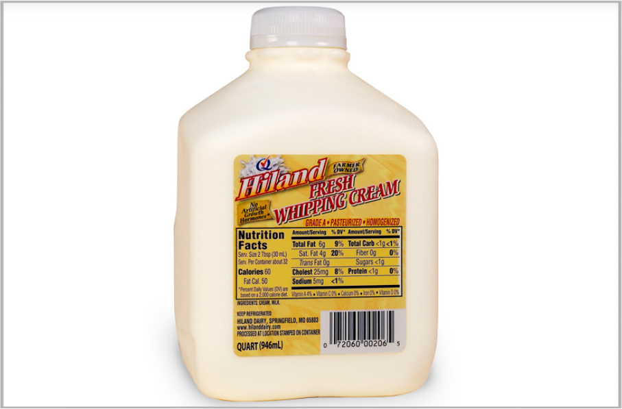 Hiland Dairy Fresh Whipping Cream