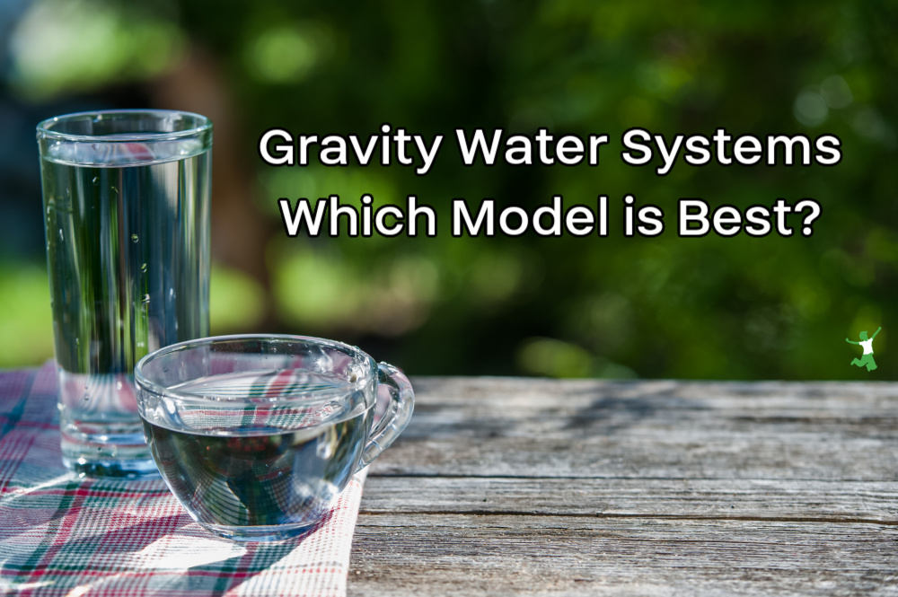 clean water from a gravity filtration system