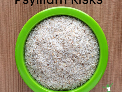 bowl of toxic psyllium in green bowl