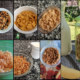 collage of seven healthy, homemade cold breakfast cereals in bowls