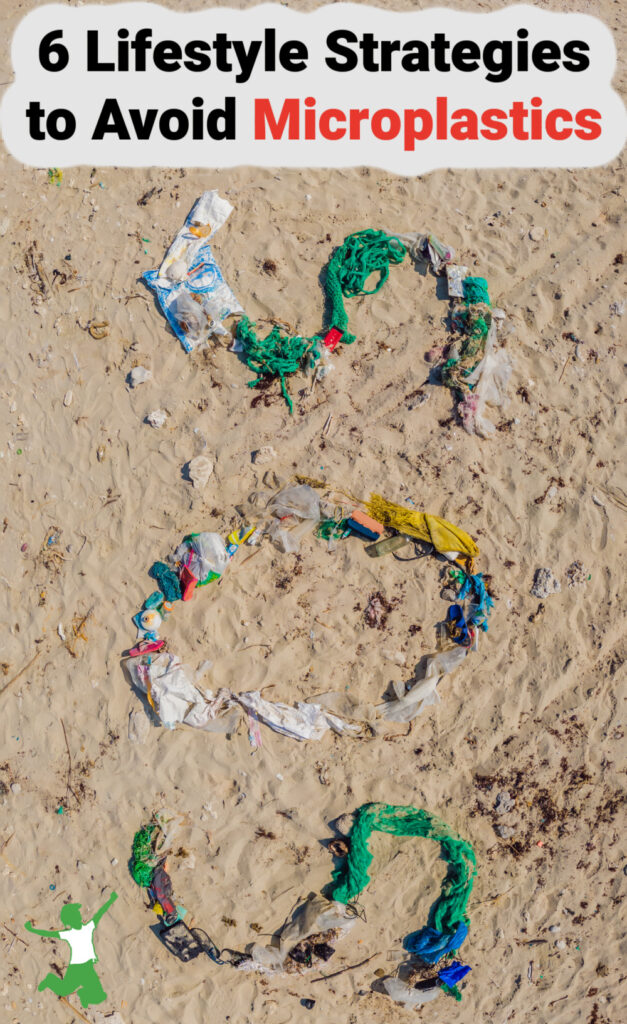 microplastic contamination on the beach