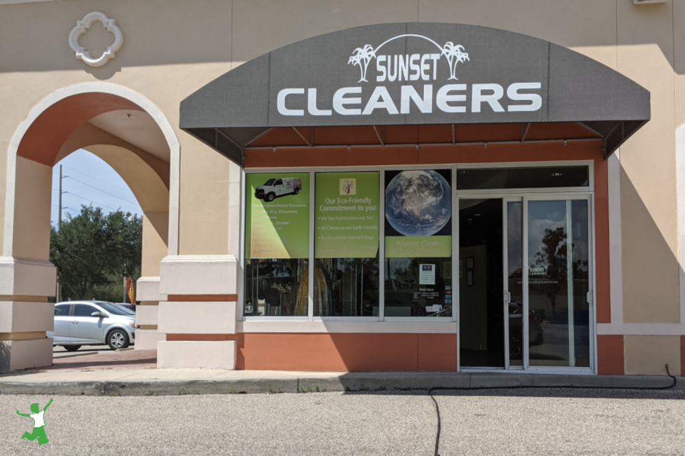 eco-friendly, green and nontoxic dry cleaning store