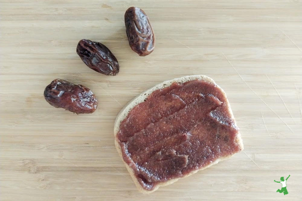 cultured date butter in a mason jar