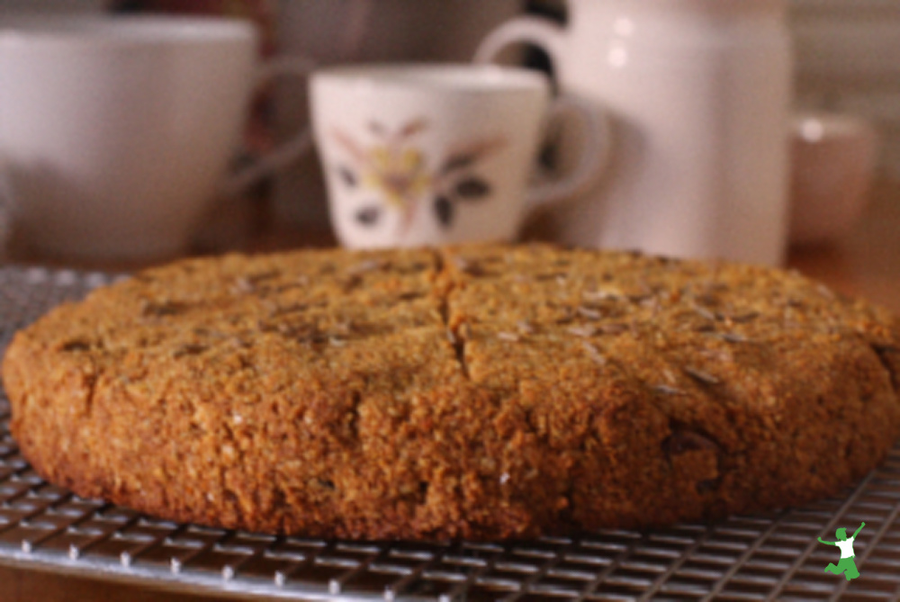 grain-free Irish soda bread on cooling rack