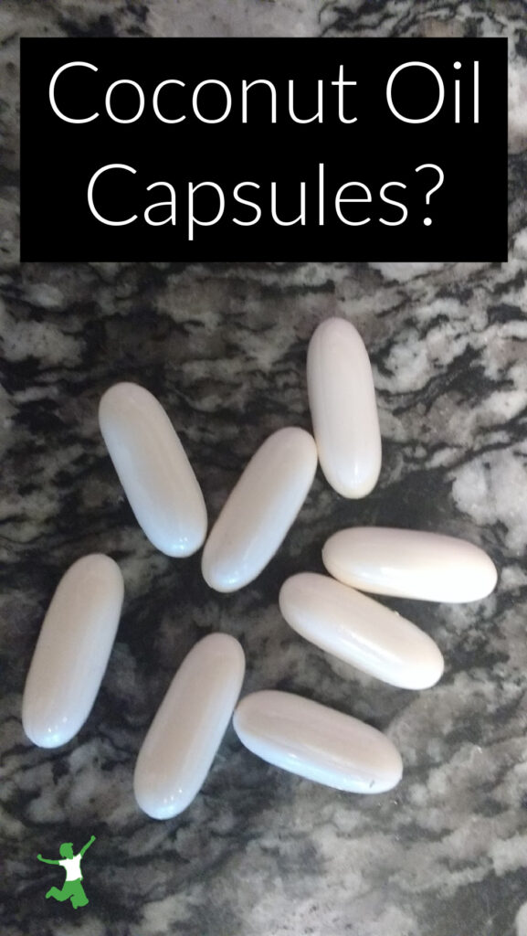 daily dose of coconut oil capsules for health benefits