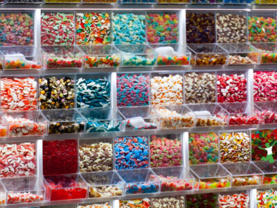 bulk bins of addictive candy