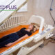 woman receiving hyperbaric oxygen therapy at increased pressure
