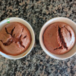 homemade peanut butter pudding in ramekins