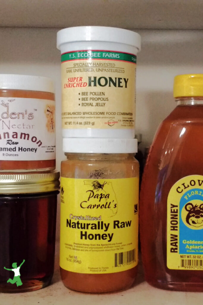 cleanest types of raw honey in bottles