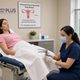 young woman getting a dangerous pap smear