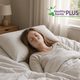 woman asleep with mouth tape